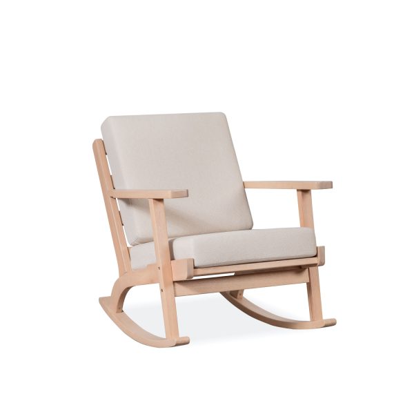Niesey Rocking Chair | Modern Wooden Rocking Chair for Indoor & Outdoor Relaxation