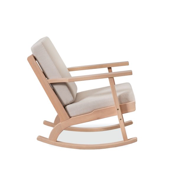 Niesey Rocking Chair | Modern Wooden Rocking Chair for Indoor & Outdoor Relaxation
