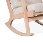 Niesey Rocking Chair | Modern Wooden Rocking Chair for Indoor & Outdoor Relaxation