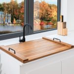 Noodle Board Stove Cover – Rustic Wooden Stove Top Cover & Extra Counter Space