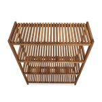 Omila Wooden 4-Tier Shoe Rack – Sturdy & Space-Saving Shoe Storage Organizer