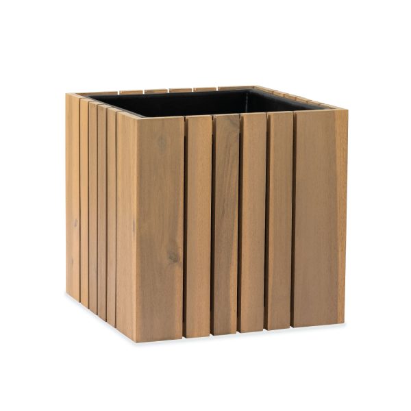 Ophando Square Planter | Elegant Wooden Square Planter for Indoor & Outdoor Use