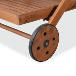Oshegan Wooden Trolley – Elegant Rolling Cart for Serving and Storage