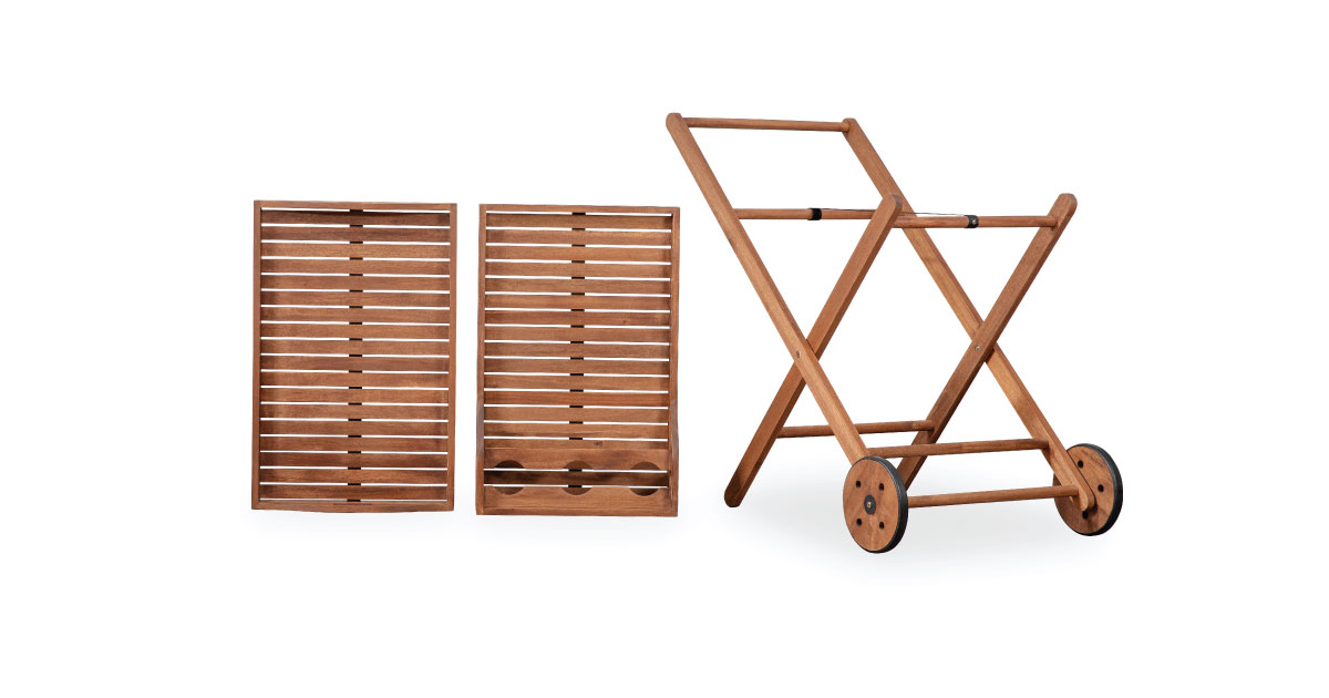 Oshegan Wooden Trolley