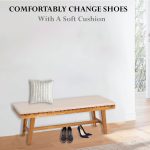Patio Wise Acacia Wooden Bench – Elegant and Durable Outdoor Seating