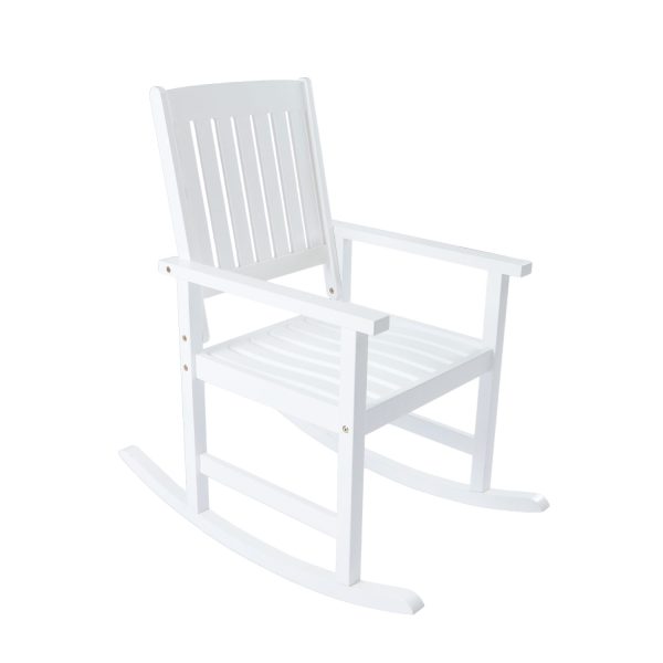 Penny Classic Rocking Chair – White Color | Timeless Elegance & Relaxation for Your Home