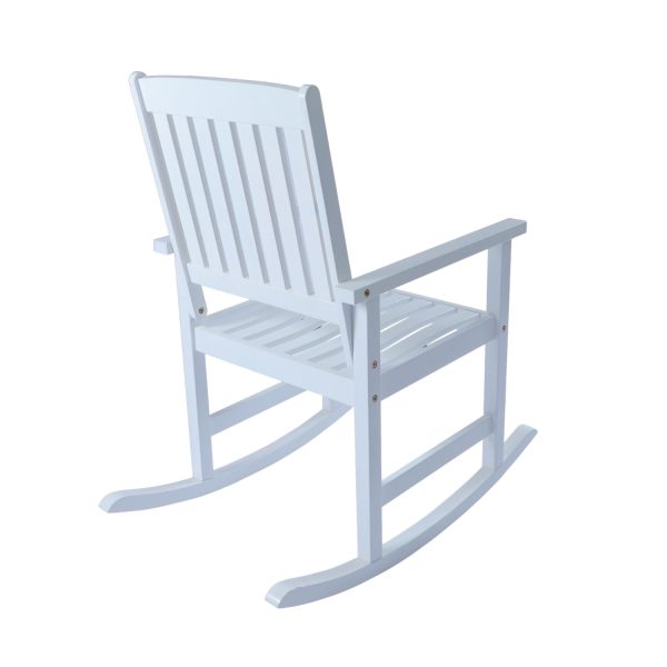 Penny Classic Rocking Chair – White Color | Timeless Elegance & Relaxation for Your Home