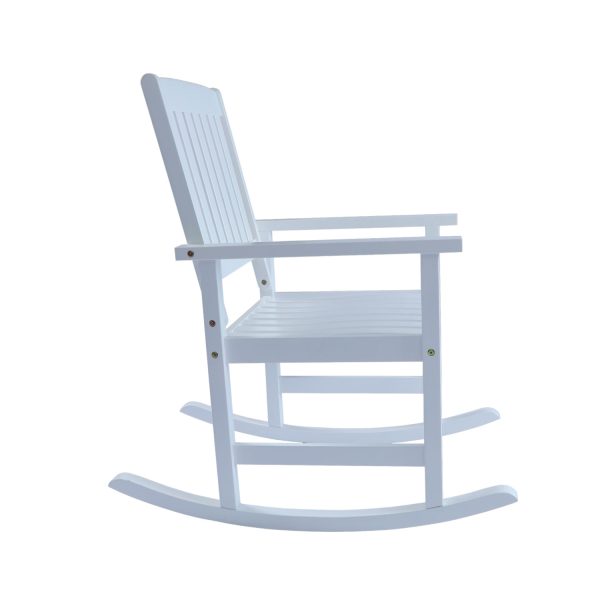 Penny Classic Rocking Chair – White Color | Timeless Elegance & Relaxation for Your Home