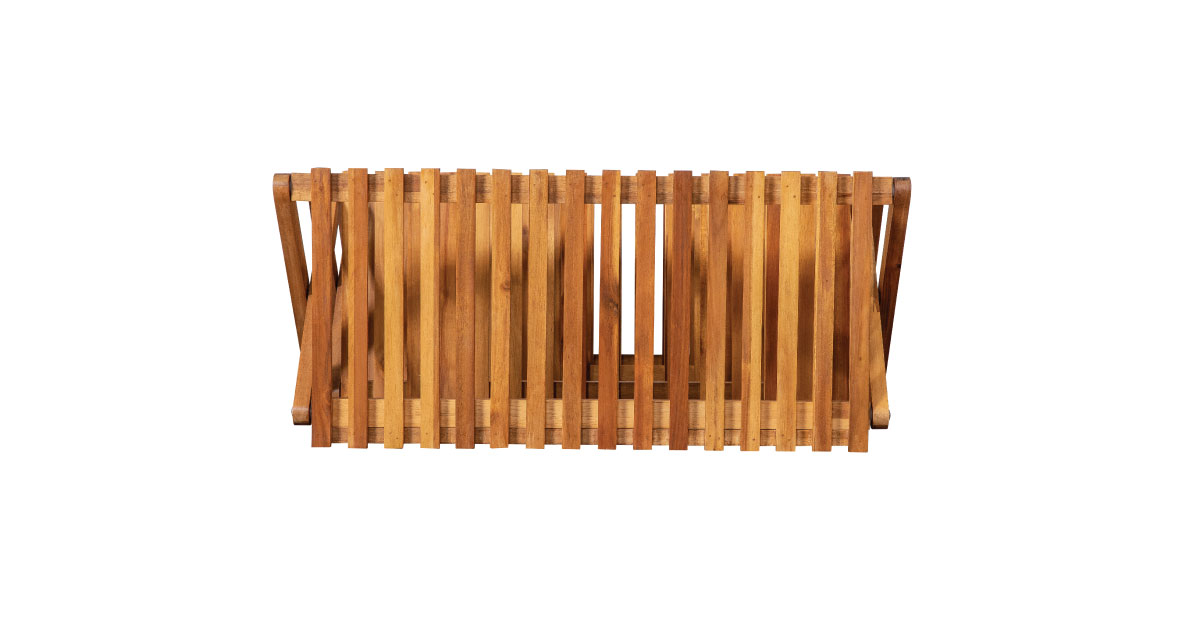 Qreka 4-Tier Wooden Folding Shoe Rack