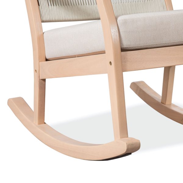 Rerton Rocking Chair | Classic Wooden Rocking Chair for Indoor & Outdoor Relaxation