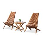 Riland Bistro Set – Modern Outdoor Bistro Set for Balconies, Patios & Small Spaces