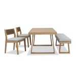 Riley Seashell Dining Set – Elegant Coastal-Inspired Dining Table & Chairs for Modern Homes