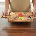 Rustic Handle Board – Premium Wooden Serving & Chopping Board for Kitchen & Dining