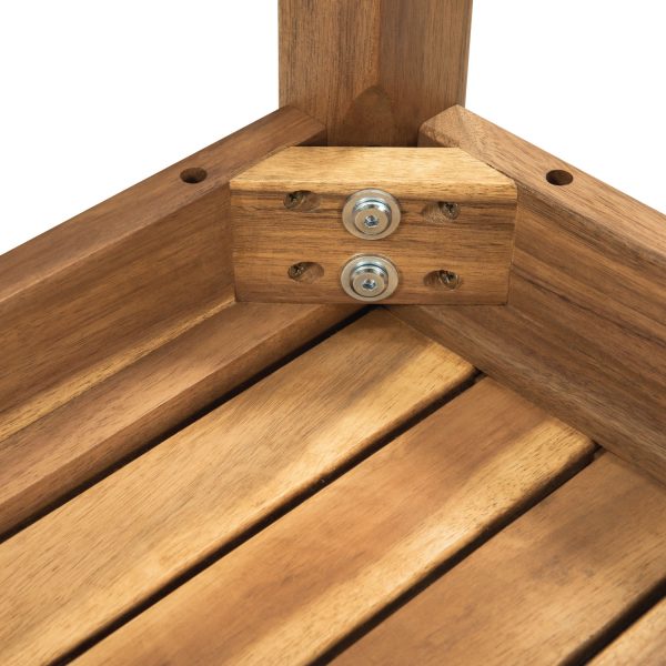 Ubronio Acacia Wooden Bench – Timeless Solid Wood Seating for Indoor & Outdoor Spaces