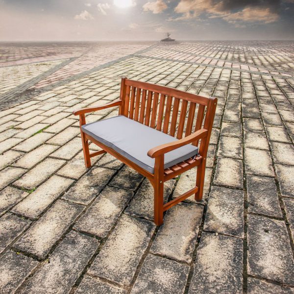 Warwick 2-Seat Bench – Classic Wooden Bench for Elegant Indoor and Outdoor Spaces