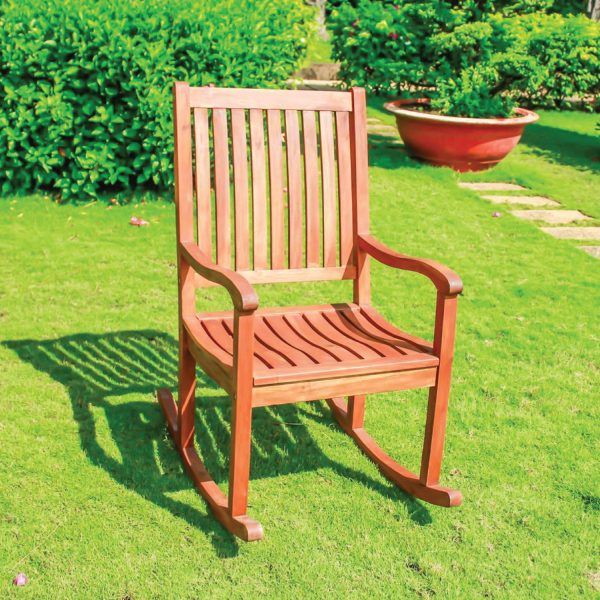 Warwick Rocking Chair | Classic Solid Wood Rocker for Indoor & Outdoor Relaxation