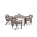 Weather Grey Lillian 7-Piece Outdoor Dining Set – Stylish & Durable Patio Dining Furniture