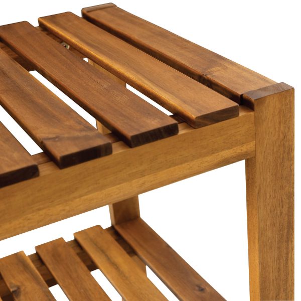 Wifby Wooden 4-Tier Bath Stand – Elegant Storage for a Neat and Organized Bathroom