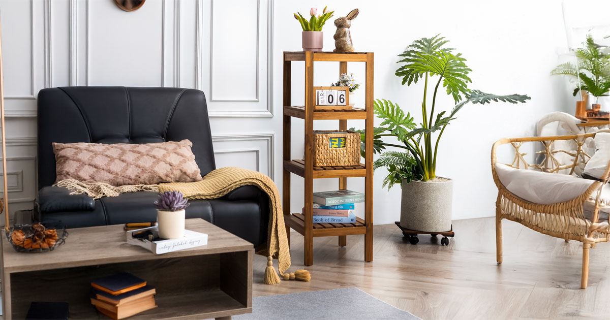 Wifby Wooden 4-Tier Bath Stand