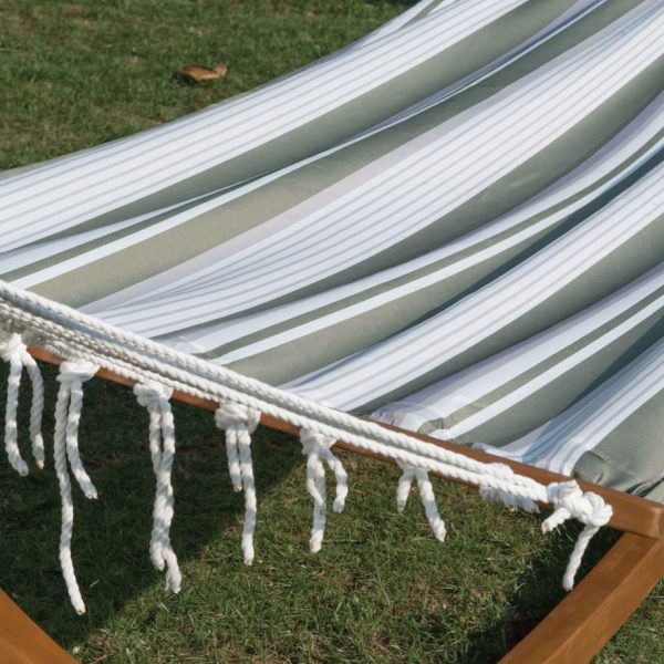 Wooden Hammock | Elegant Wooden Frame Hammock for Garden & Patio Relaxation