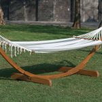 Wooden Hammock | Elegant Wooden Frame Hammock for Garden & Patio Relaxation