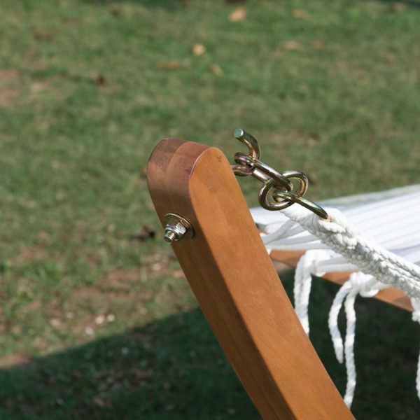 Wooden Hammock | Elegant Wooden Frame Hammock for Garden & Patio Relaxation