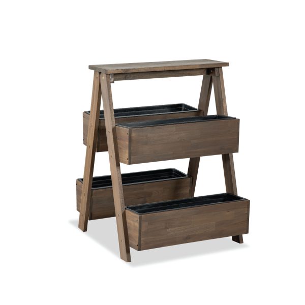 Yegate Flower Planter | Elegant Wooden Planter for Indoor and Outdoor Use