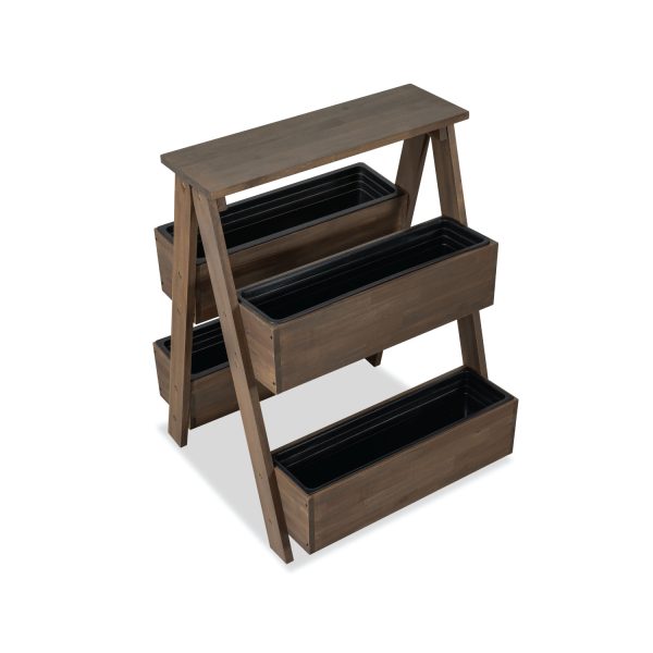 Yegate Flower Planter | Elegant Wooden Planter for Indoor and Outdoor Use