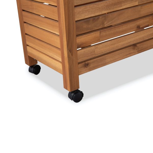 Zatol Rectangular Planter | Modern Wooden Planter Box for Indoor & Outdoor Spaces
