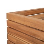 Zatol Rectangular Planter | Modern Wooden Planter Box for Indoor & Outdoor Spaces