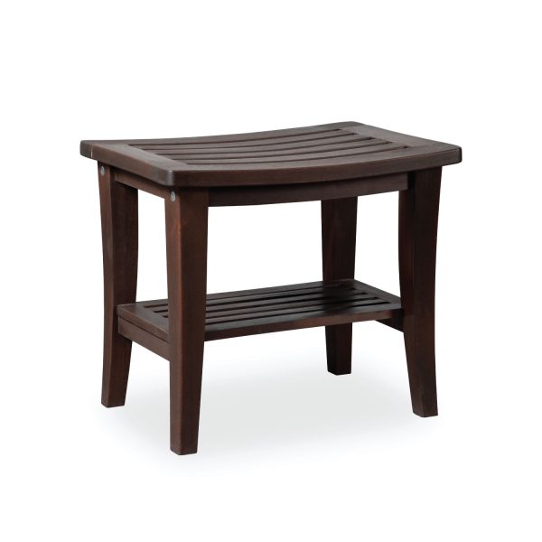 Zlale Shower Bench – Elegant and Durable Wooden Bench for Bathroom Comfort