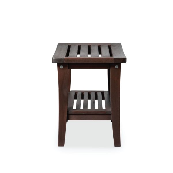 Zlale Shower Bench – Elegant and Durable Wooden Bench for Bathroom Comfort