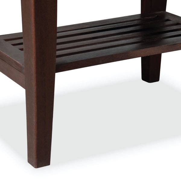 Zlale Shower Bench – Elegant and Durable Wooden Bench for Bathroom Comfort