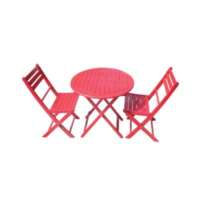 Round table and chair set S04