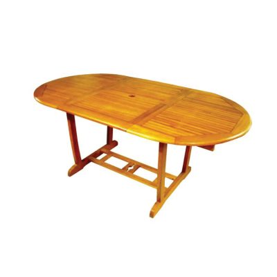 Oval Extension Desk 120/180x100x72