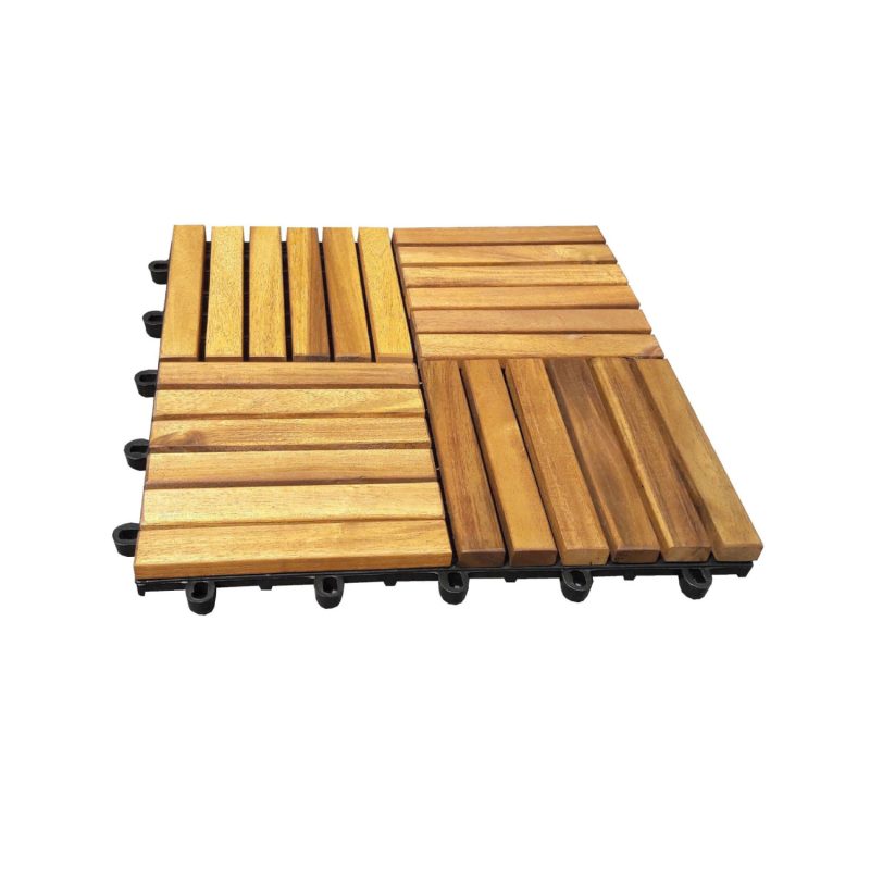 Floor mat 24 slats 30x30x2.4cm