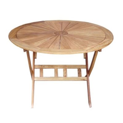 Bàn Round Wooden Garden