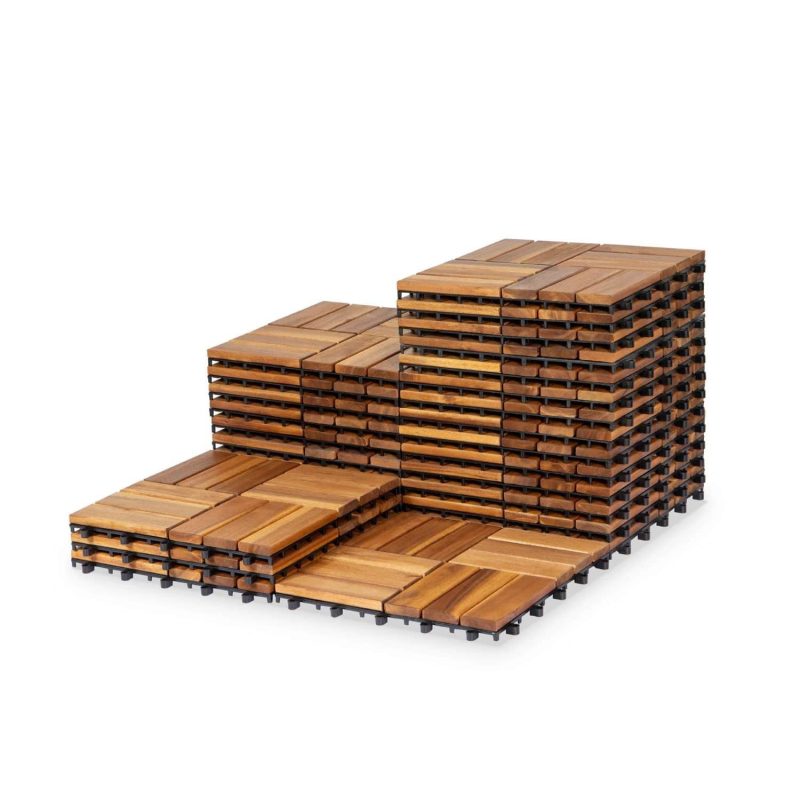 Deck Tiles 12 Slats, VR Logo, 27 Pcs Set