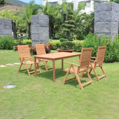 Barbecue table and chair set