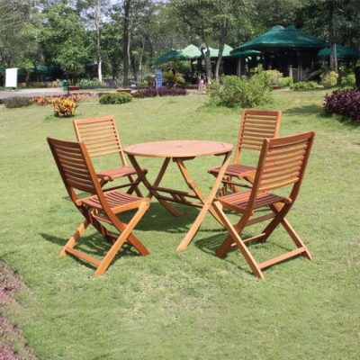 Diamond table and chair set