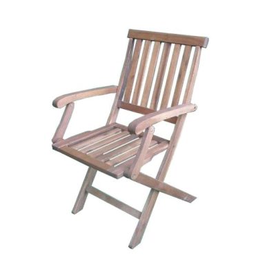 Folding Arm Chair Lumber