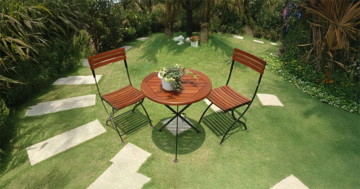 Marine Wooden Garden Furniture Bistro set