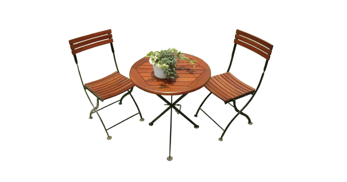 Marine Wooden Garden Furniture Bistro set