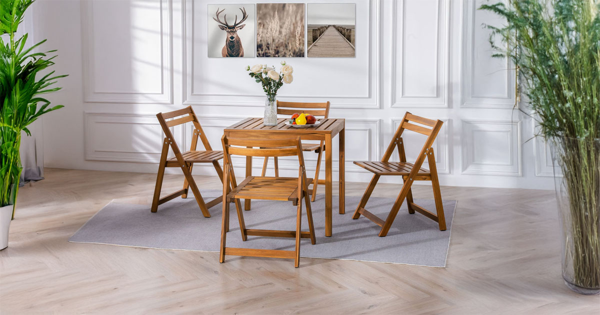 Naro Folding Chair Set of 4 for Seating 1 Naro Folding Chair Set of 4 for Seating