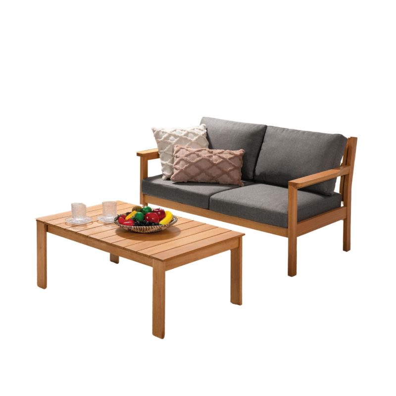 Eucalyptus Outdoor Loveseat