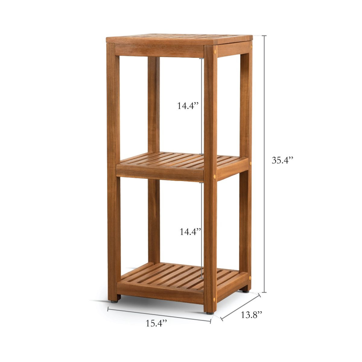 Arcbus 3-Tier Shelf – Stylish Wooden Storage for Modern Homes