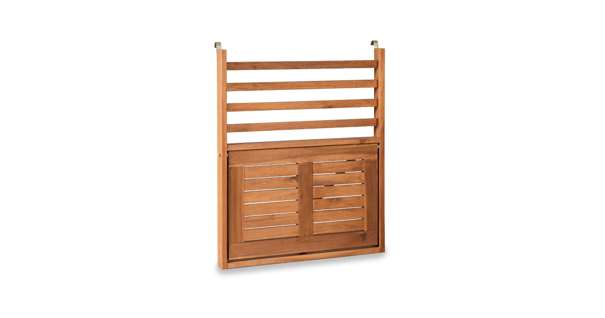 Atheham Balcony Table – Compact Wooden Table for Stylish Outdoor Living