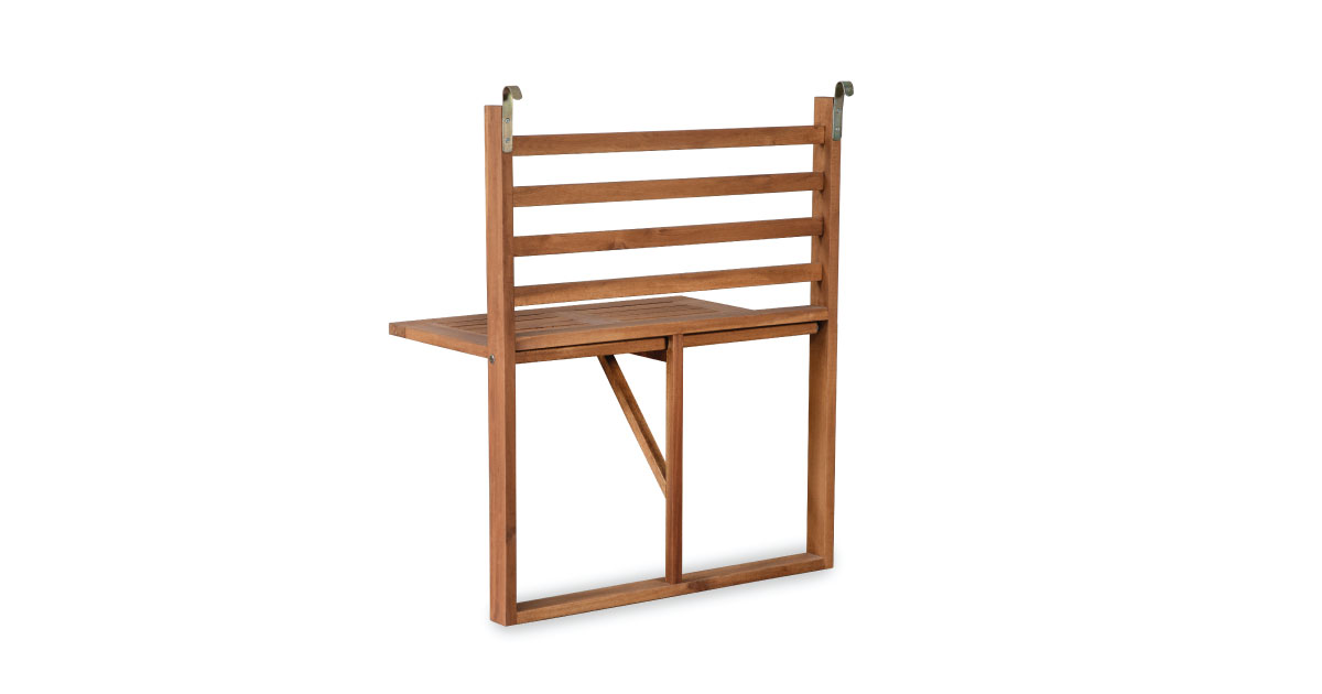 Atheham Balcony Table – Compact Wooden Table for Stylish Outdoor Living