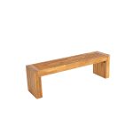 Beliani Modern 3-Person Bench – Stylish and Comfortable Seating for Contemporary Homes