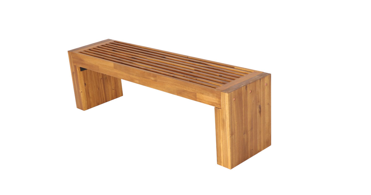 Beliani Modern 3-Person Bench – Stylish and Comfortable Seating for Contemporary Homes
